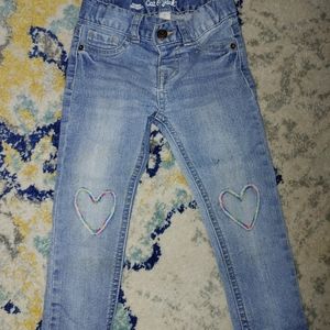Cat & Jack 2t Heart Skinny Jeans